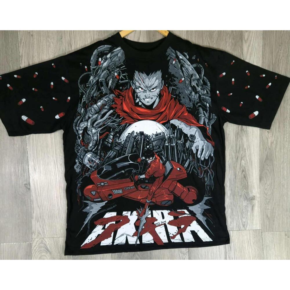 VINTAGE 1988 Anime AKIRA ‘TETSUO AWAKENING’  AOP T-shirt Modern 2XL